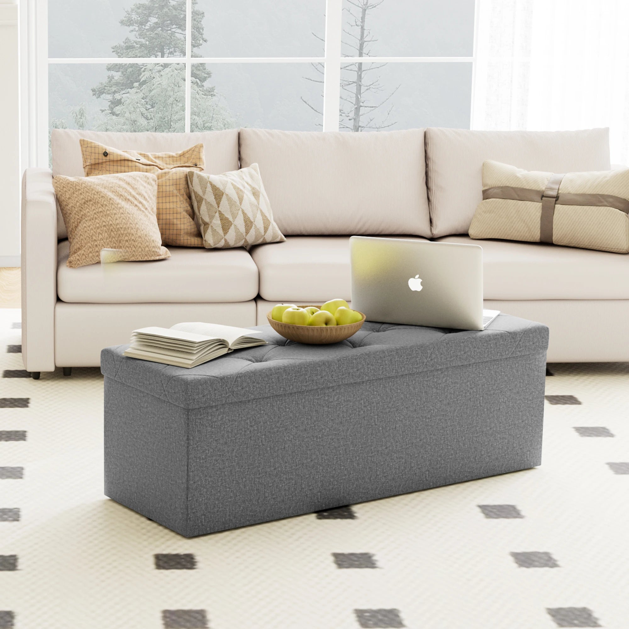StowFold Ottoman Bench